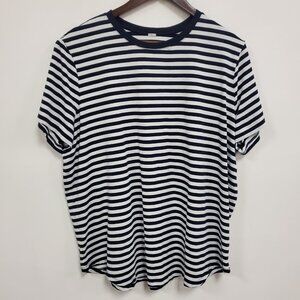 Lululemon Womens Love Curved Hem Crewneck Athletic T Shirt Size 1X Workout Gym